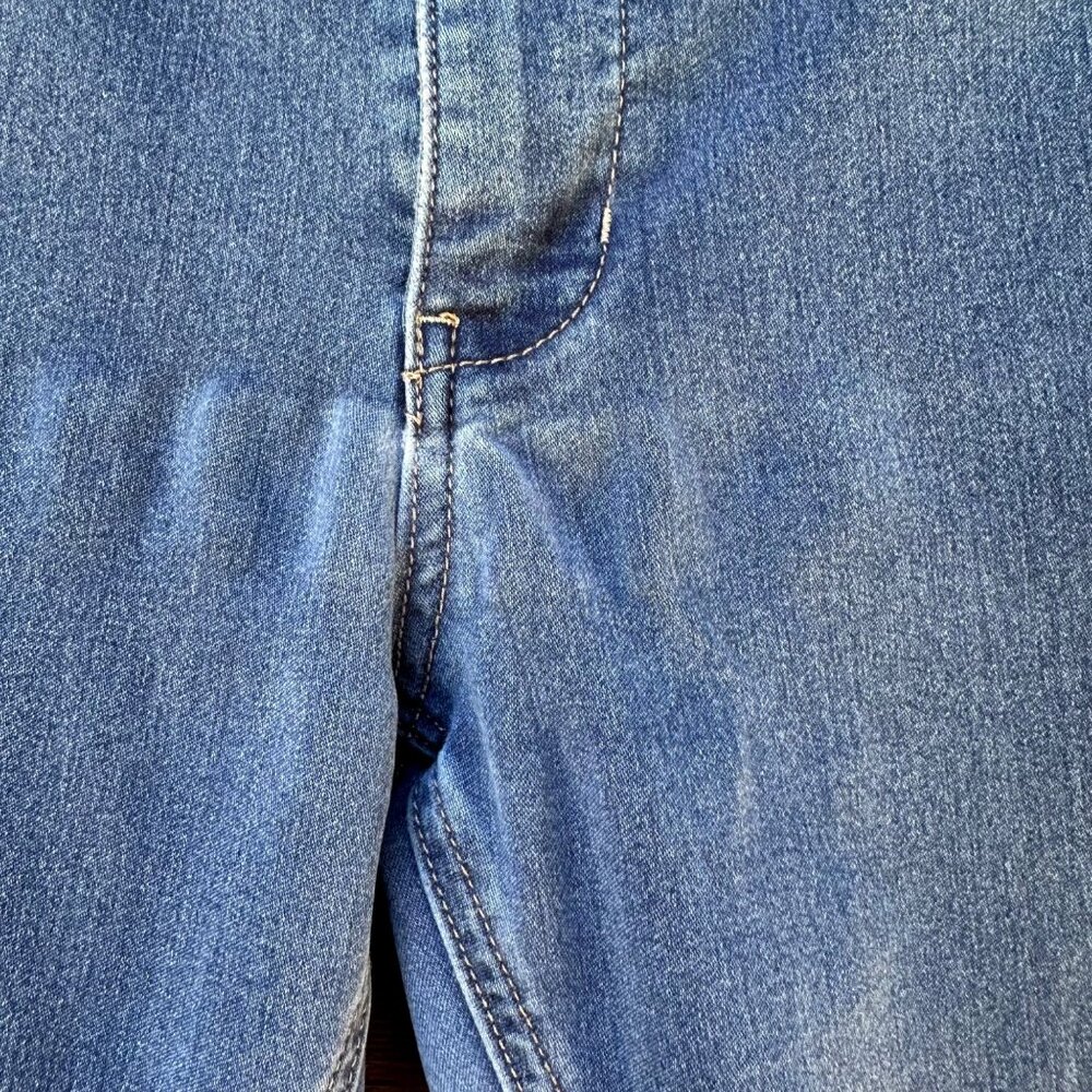 Lee Riders Mid Rise Skinny Stretchy Blue Jegging Jeans Size15 - Picture 9 of 13